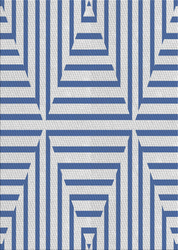 Patterned Platinum Gray Novelty Rug, pat1475