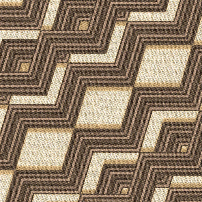 Round Machine Washable Transitional Brown Sugar Brown Rug, wshpat1476brn