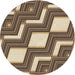 Square Patterned Brown Sugar Brown Rug, pat1476brn