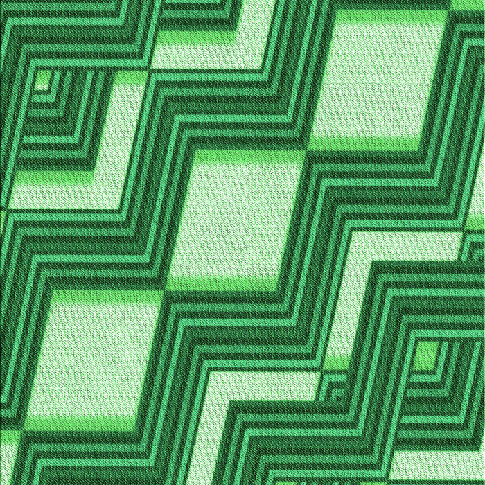 Patterned Green Rug, pat1476grn