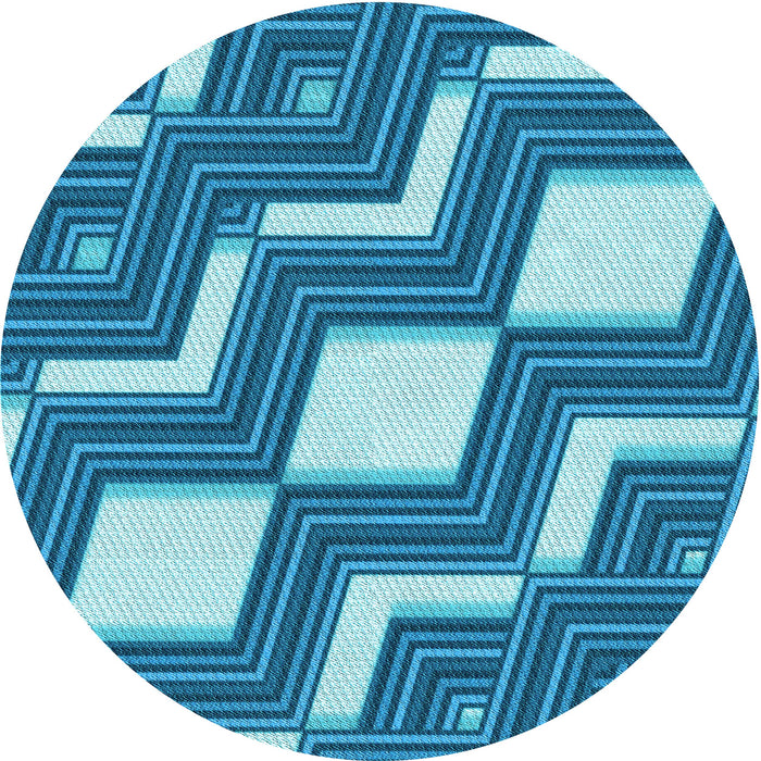 Square Machine Washable Transitional Blue Rug in a Living Room, wshpat1476lblu