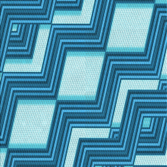 Machine Washable Transitional Blue Rug, wshpat1476lblu