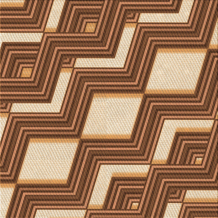 Round Machine Washable Transitional Saddle Brown Rug, wshpat1476org