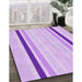 Machine Washable Transitional Purple Rug in a Family Room, wshpat1477pur