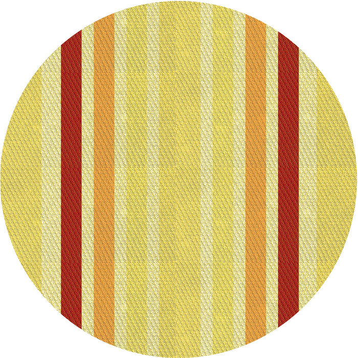 Square Machine Washable Transitional Bold Yellow Rug in a Living Room, wshpat1477yw
