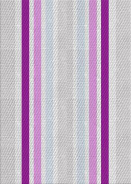 Patterned Platinum Gray Novelty Rug, pat1477