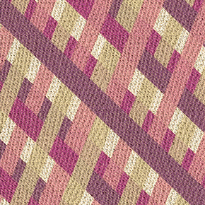 Patterned Pink Rug, pat1478brn