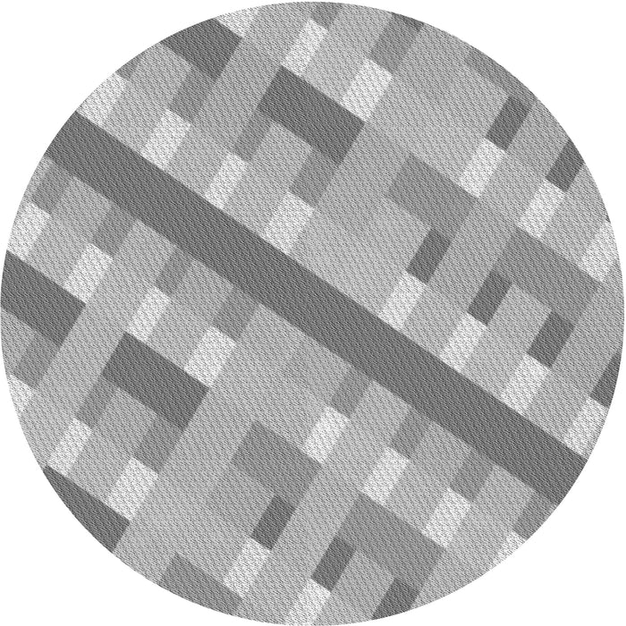 Square Patterned Gray Rug, pat1478gry