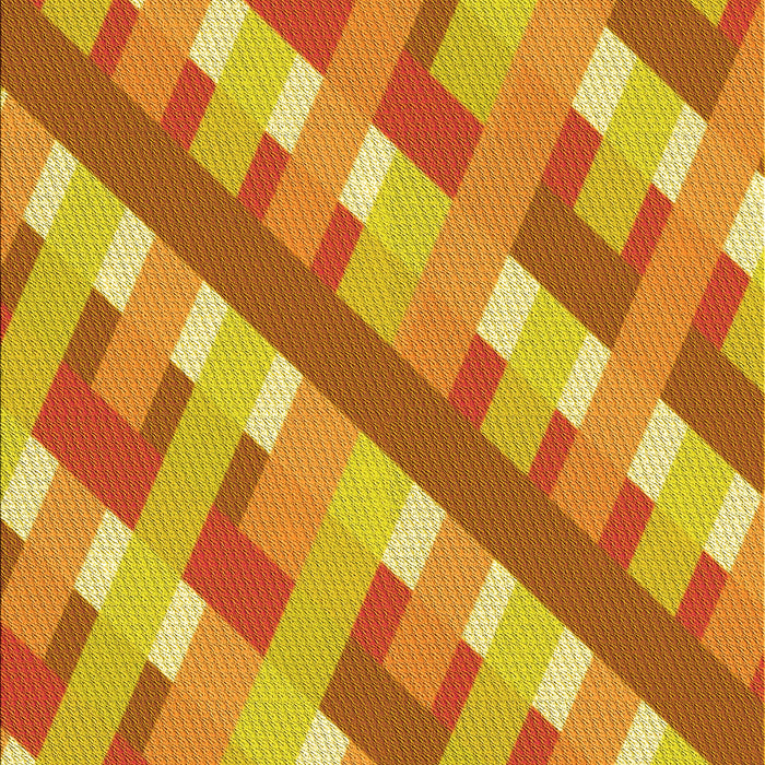 Patterned Orange Red Orange Rug, pat1478yw
