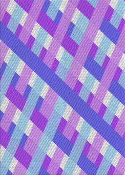 Patterned Purple Plum Purple Novelty Rug, pat1478