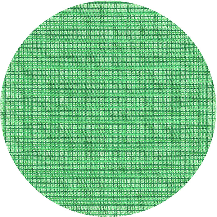 Square Patterned Jade Green Rug, pat1479grn