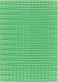 Machine Washable Transitional Jade Green Rug, wshpat1479grn