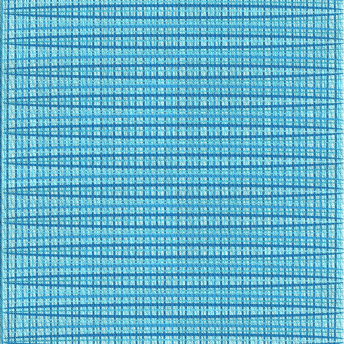 Patterned Deep Sky Blue Rug, pat1479lblu