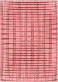 Machine Washable Transitional Pastel Pink Rug, wshpat1479rd