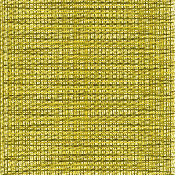Machine Washable Transitional Bold Yellow Rug, wshpat1479yw