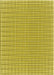 Patterned Bold Yellow Rug, pat1479yw