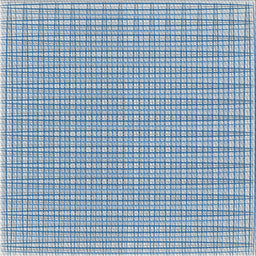 Square Patterned Coral Blue Novelty Rug, pat1479