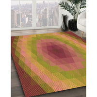 Patterned Red Rug, pat148org