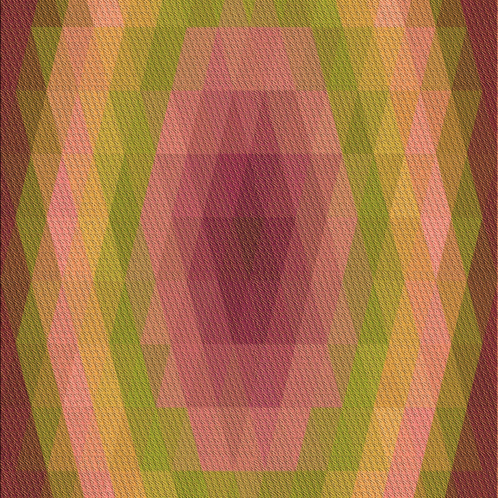 Patterned Red Rug, pat148org