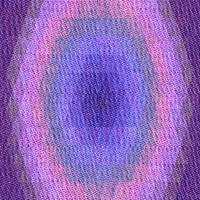 Round Patterned Purple Rug, pat148pur