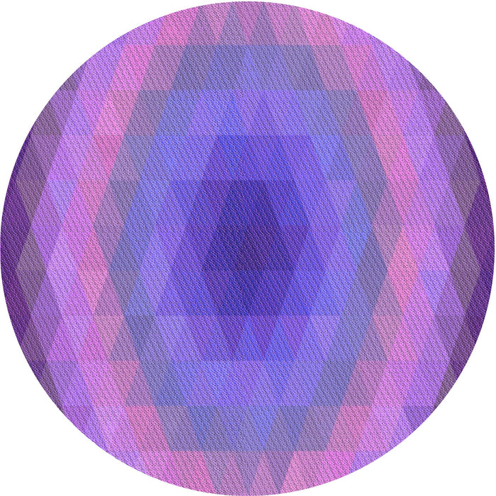 Square Patterned Purple Rug, pat148pur