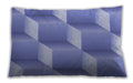 Patterned Rectangular Jeans Blue Lumbar Throw Pillow, 13 inch by 19 inch, lbpat1480blu