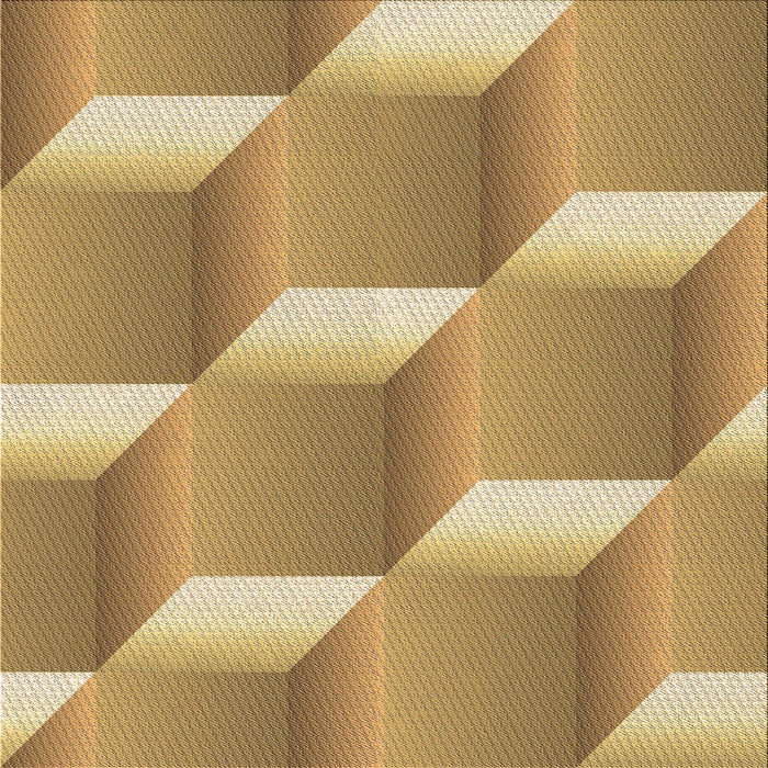 Round Machine Washable Transitional Orange Rug, wshpat1480brn