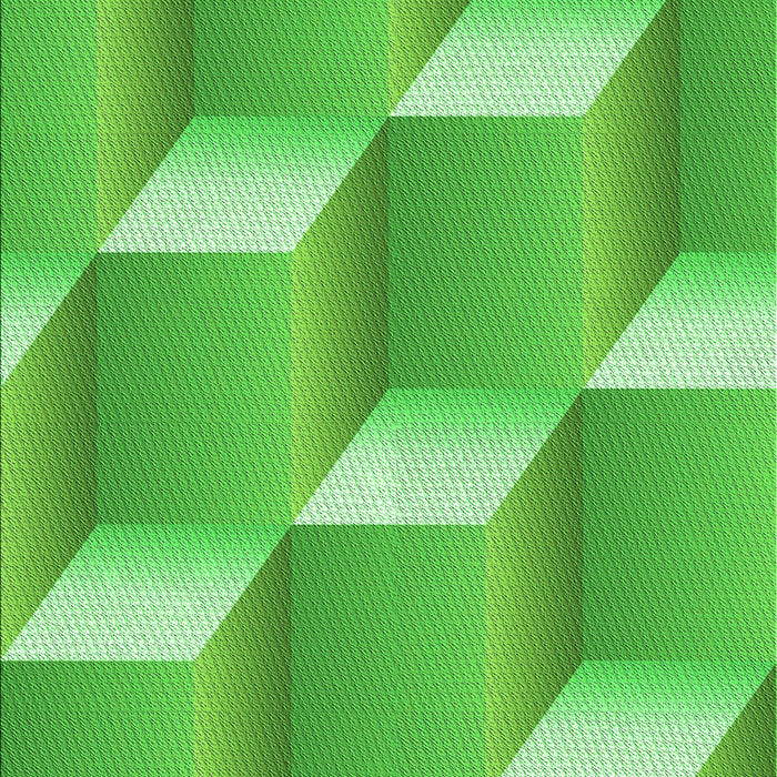 Patterned Emerald Green Rug, pat1480grn