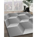 Patterned Cloud Gray Rug in Family Room, pat1480gry