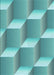 Patterned Deep-Sea Green Rug, pat1480lblu