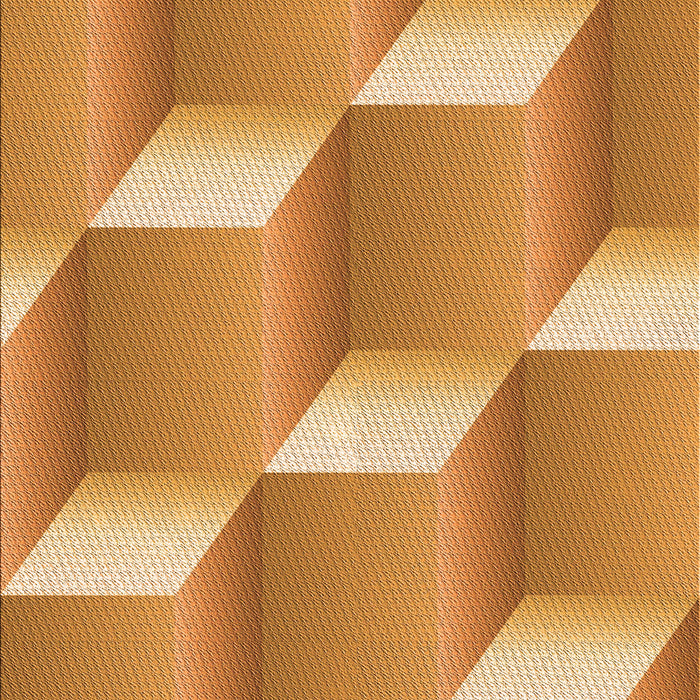 Patterned Orange Rug, pat1480org