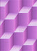 Patterned Violet Purple Rug, pat1480pur