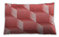 Patterned Rectangular Ruby Red Lumbar Throw Pillow, 13 inch by 19 inch, lbpat1480rd