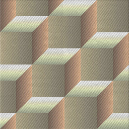 Sideview of Machine Washable Transitional Brown Rug, wshpat1480