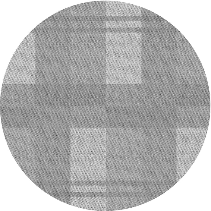 Square Patterned Gray Rug, pat1481gry
