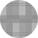 Square Patterned Gray Rug, pat1481gry