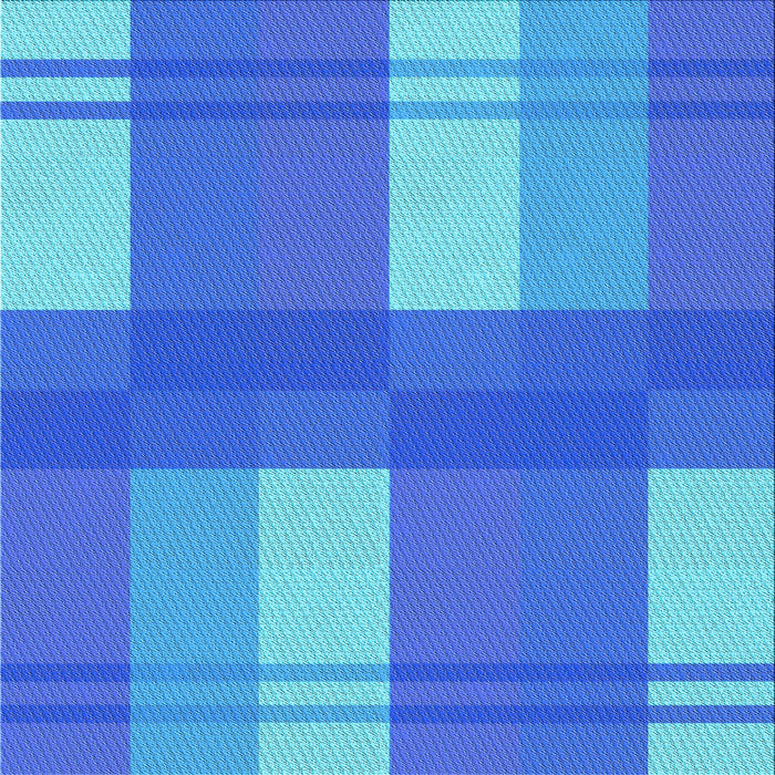 Round Patterned Bright Turquoise Blue Rug, pat1481lblu