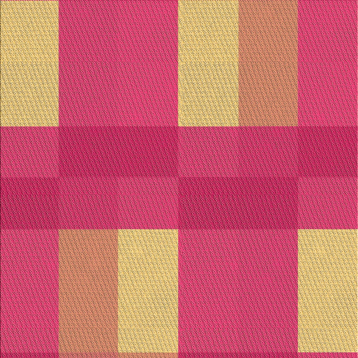 Patterned Raspberry Red Rug, pat1481org