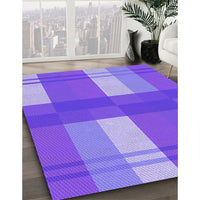 Patterned Purple Rug, pat1481pur