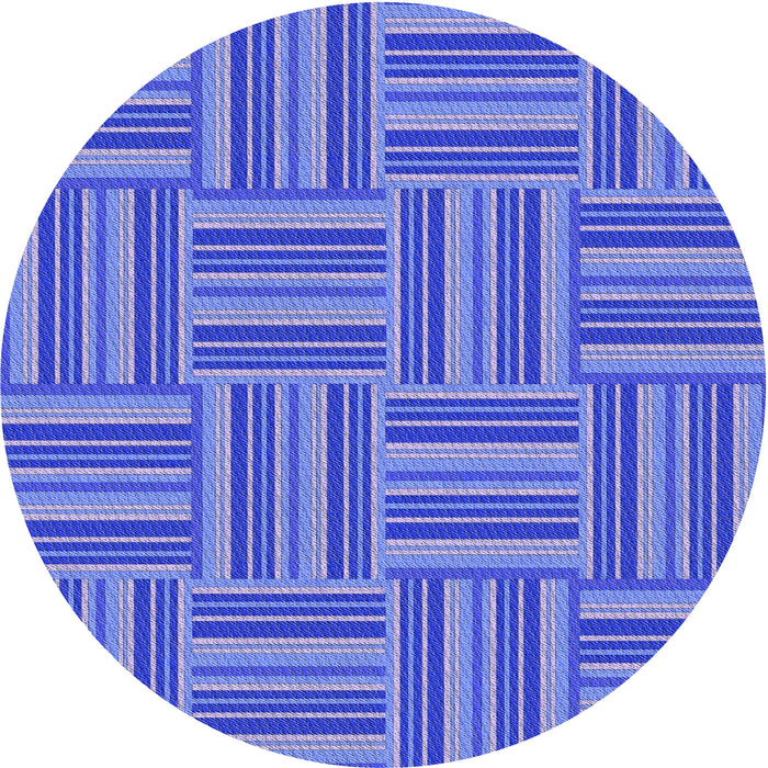 Square Machine Washable Transitional Purple Mimosa Purple Rug in a Living Room, wshpat1482blu