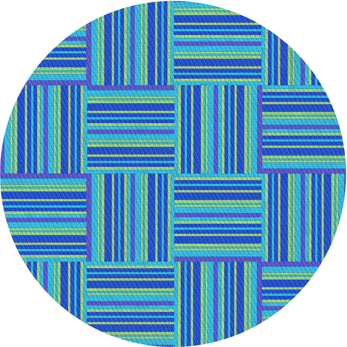 Square Machine Washable Transitional Lime Mint Green Rug in a Living Room, wshpat1482lblu