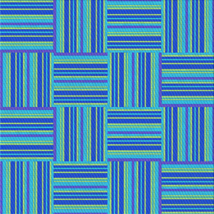 Round Patterned Lime Mint Green Rug, pat1482lblu