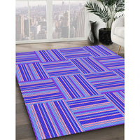 Patterned Purple Rug, pat1482pur