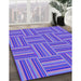 Machine Washable Transitional Purple Rug in a Family Room, wshpat1482pur