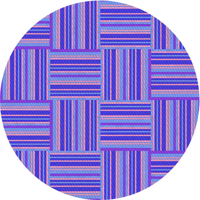 Square Machine Washable Transitional Purple Rug in a Living Room, wshpat1482pur