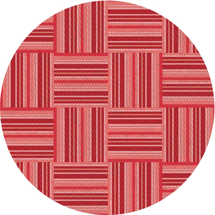 Square Machine Washable Transitional Red Rug in a Living Room, wshpat1482rd