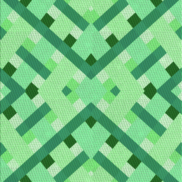 Machine Washable Transitional Jade Green Rug, wshpat1483grn