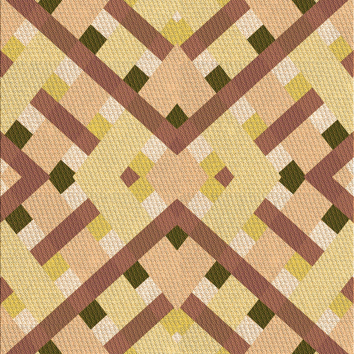 Patterned Red Rug, pat1483org