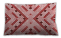 Patterned Rectangular Pink Lumbar Throw Pillow, 13 inch by 19 inch, lbpat1483rd
