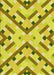 Patterned Yellow Rug, pat1483yw